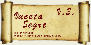 Vuceta Šegrt vizit kartica